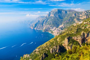 Zelfklevend Fotobehang Path of the Gods in Amalfi coast Italy © BlueOrange Studio