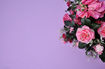 flores nos tons lilás 