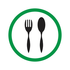  cutlery flat icon 