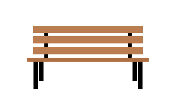 recommend clip art: Bench park vector icon. Garden bench silhouette furniture chair. Street wooden seat