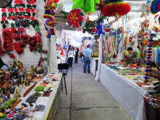 traditional mexican Christmas market
