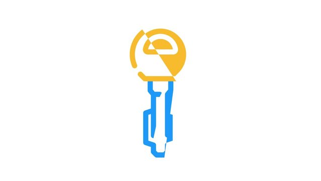 tibble key color icon animation