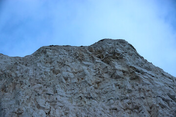 Sea and white cliffs of Dover, Seven Sisters, UK