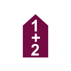 Divided mathematics for children vector template