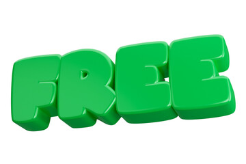 free 3d render text phrase inscription