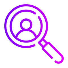 job seeker gradient icon