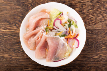 生ハムロースマリネ