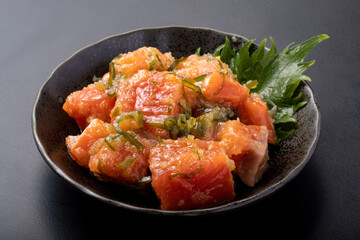 サーモン(紅鮭)の昆布醤油漬け