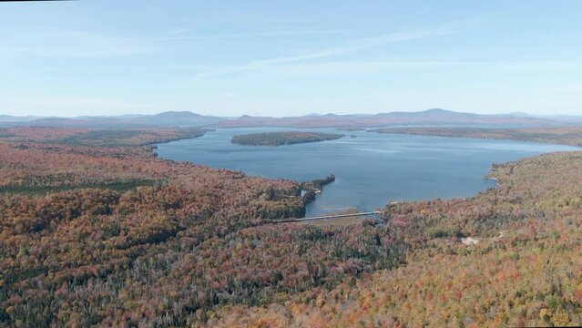Fall time at the Height of the Land in Rangeley, Maine.