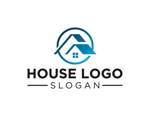 Logo about House on a white background. created using the CorelDraw application.