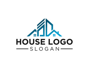 Logo about House on a white background. created using the CorelDraw application.