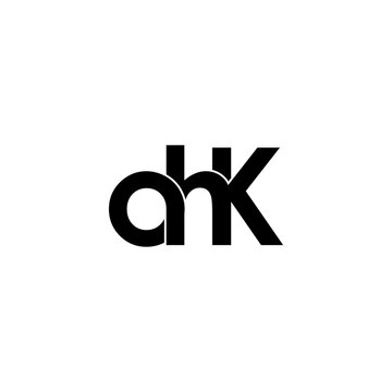 ohk letter initial monogram logo design