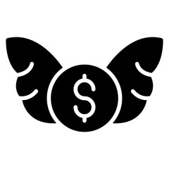 Flying Money Icon