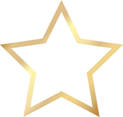 Gradient gold star