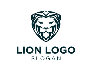 Logo about Lion on a white background. created using the CorelDraw application.