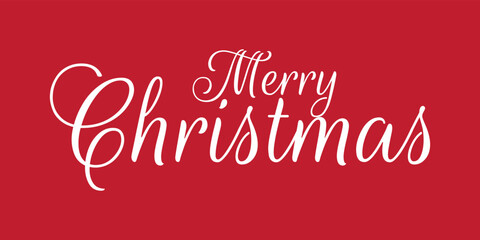Merry Christmas hand lettering calligraphy