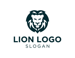 Logo about Lion on a white background. created using the CorelDraw application.