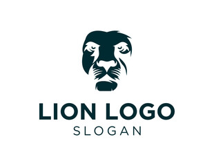 Logo about Lion on a white background. created using the CorelDraw application.