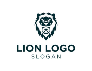 Logo about Lion on a white background. created using the CorelDraw application.