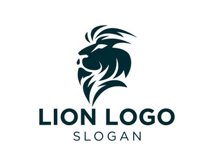 Logo about Lion on a white background. created using the CorelDraw application.