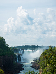 iguazu falls national park argentina landscape in dry season