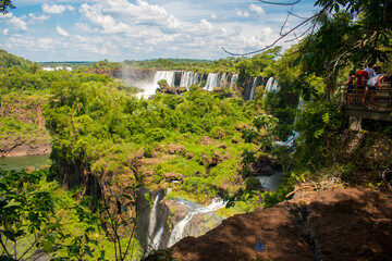 iguazu falls national park argentina landscape in dry season