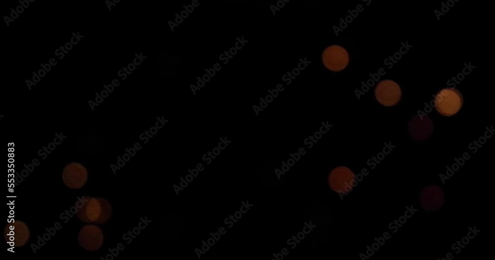 Poster happy new year. fireworks over the city. defocus blured bokeh light firework show background. abstra