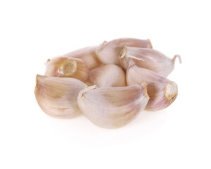garlic isolated on white background