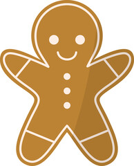 Obraz premium Christmas gingerbread man