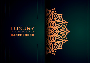 Luxury ornamental mandala background, arabesque style