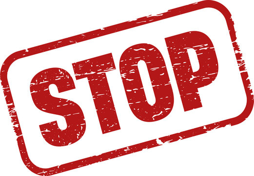 STOP rubber stamp. STOP Stamp vintage old red color texture frame