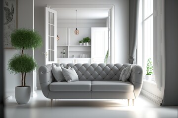 Digital illustration about house interior.