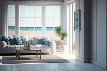 Digital illustration about house interior.