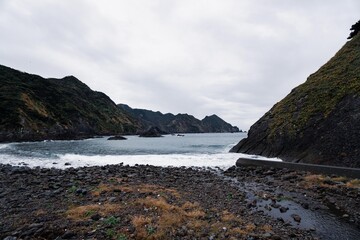 landscape of south Izu peninsula in Japan