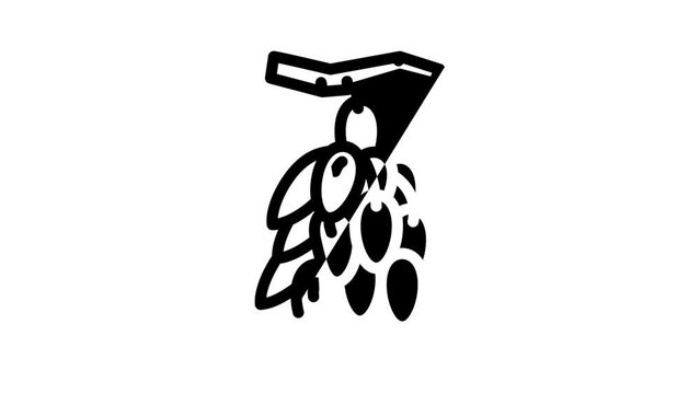 goji food line icon animation