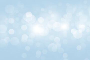 abstract bokeh background blue and white