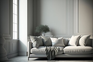 Digital illustration about house interior.