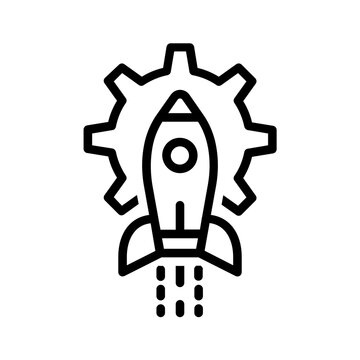 Black icon for Deployment