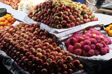 multiple fruit stock on shop