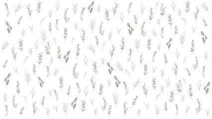 seamless of minimal leaves wallpaper pattern on background or wrapping paper 02