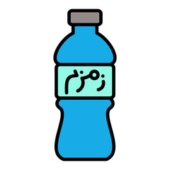 Fototapeta premium Zamzam Filled Line Icon