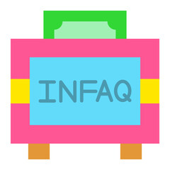 Infaq Flat Icon