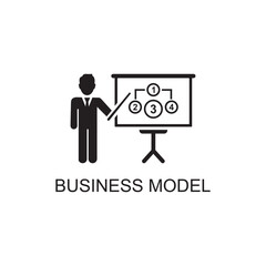 business model icon , management icon