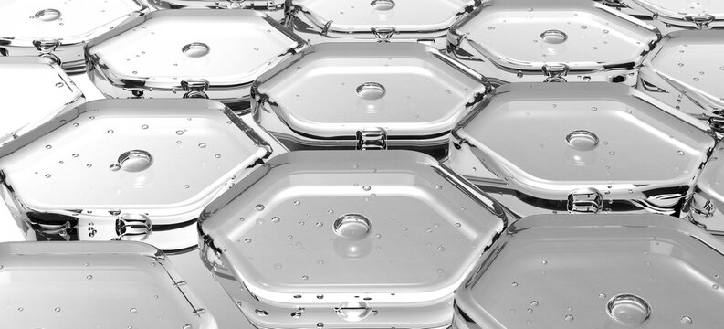 Moisturized Cell Image. skin cell