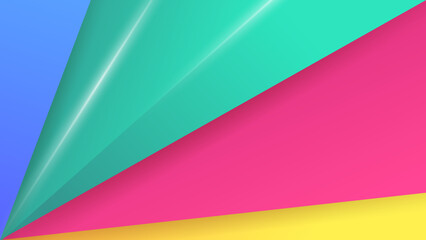 Summer background and banner and waves in vector abstract shape