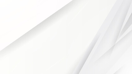 White abstract geometric vector background