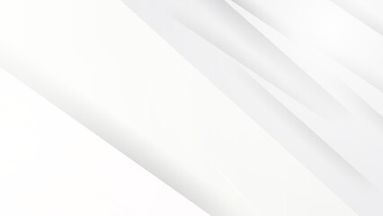 Obraz premium White abstract geometric vector background