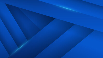 Obraz premium Blue abstract geometric vector background