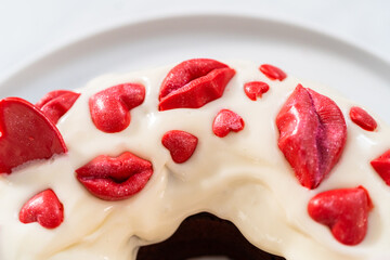 Red velvet bundt cake