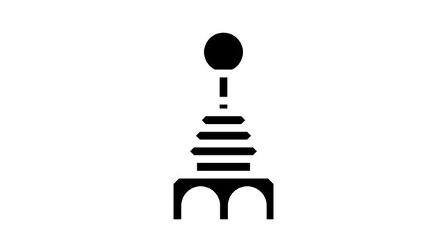 liquid flow switch mechanism glyph icon animation